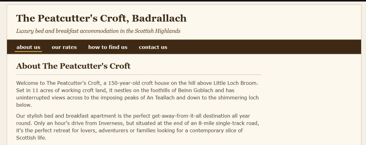 Peatcutter's Croft project preview